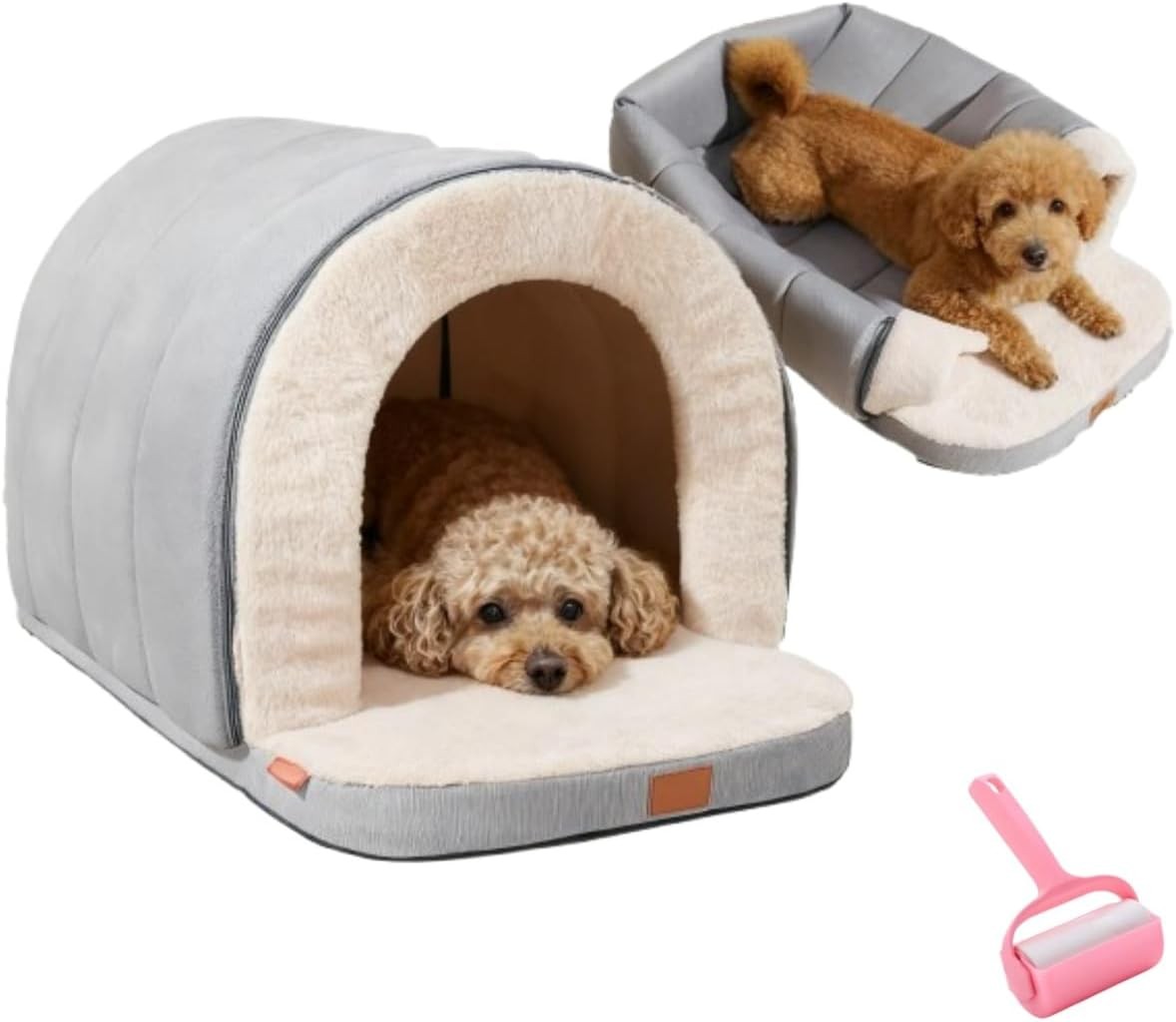 Cat Cave Dog House — Warm Deep Snug Cave-Style Bed