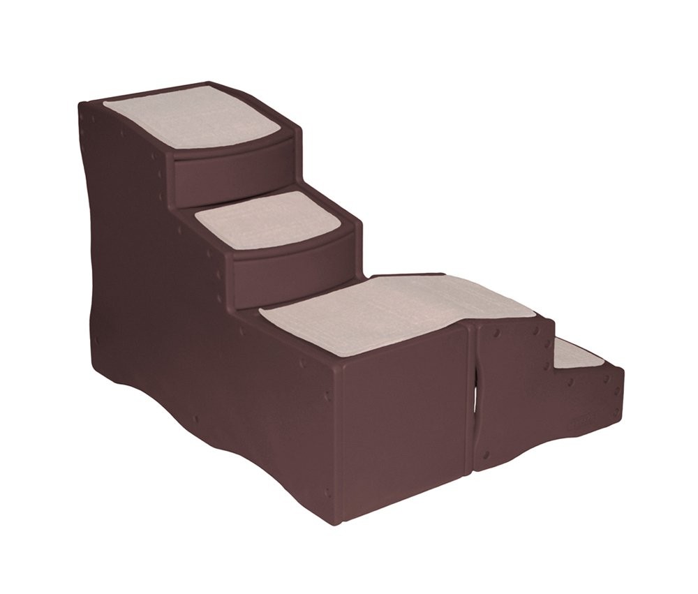 Pet Gear Easy Step Bed Stair for Cats & Dogs - Adjustable 75...