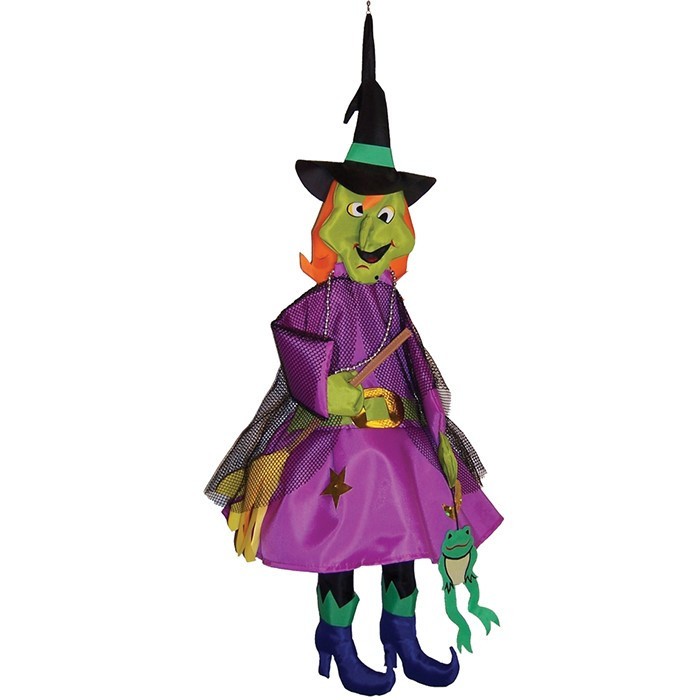 Witch Wind Friend Windsock Decor - Garden Size: 28"
