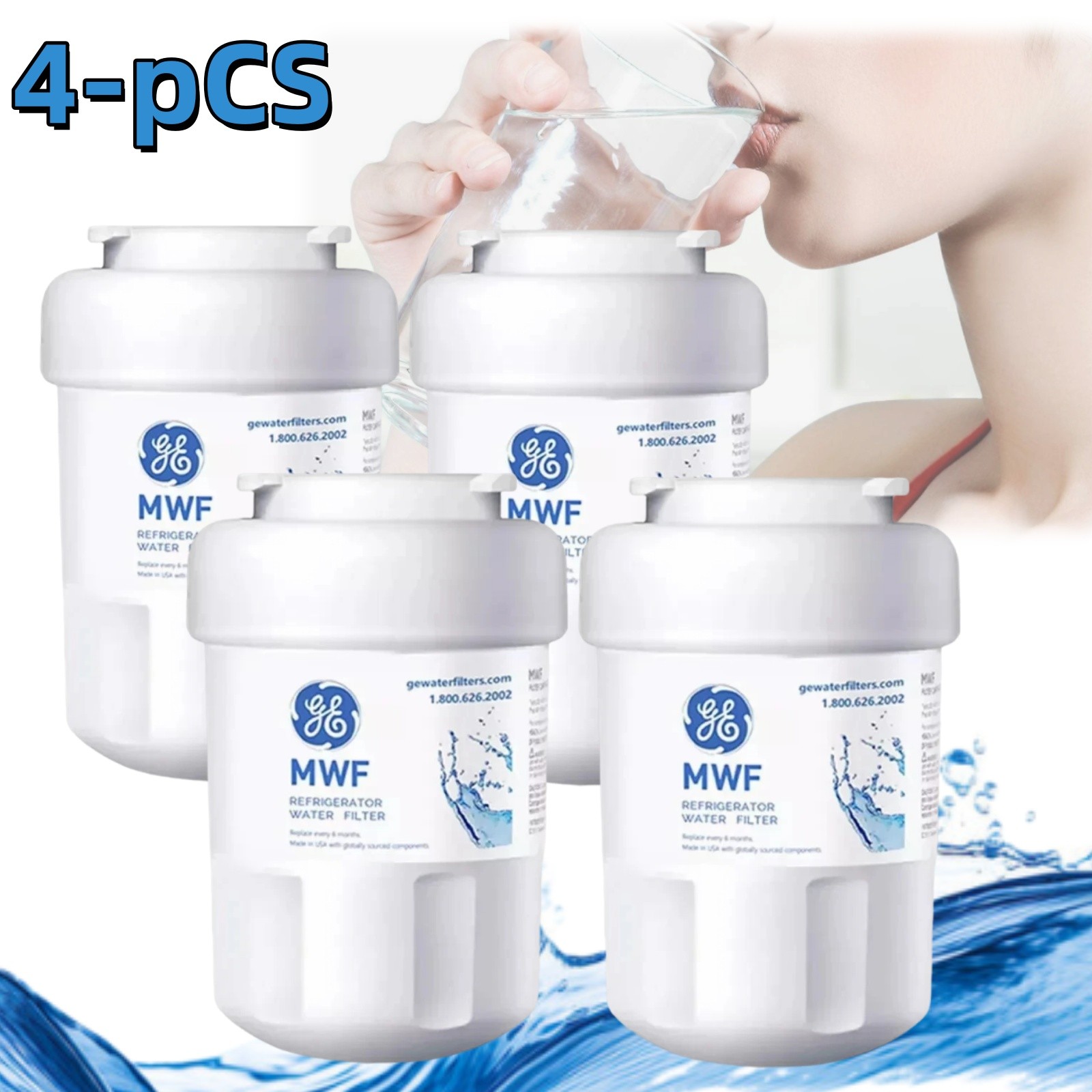Reclaim Pet Water Filter for GE MWF MWFP GWF 46-9991 SmartWa...