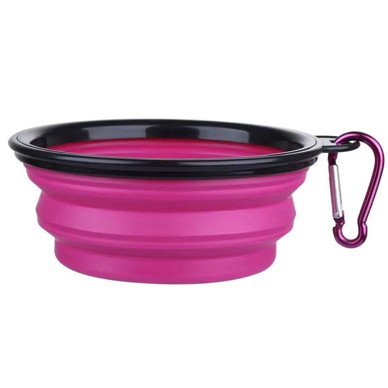Foldable Silicone Pet Travel Bowl (Collapsible, 1lb)
