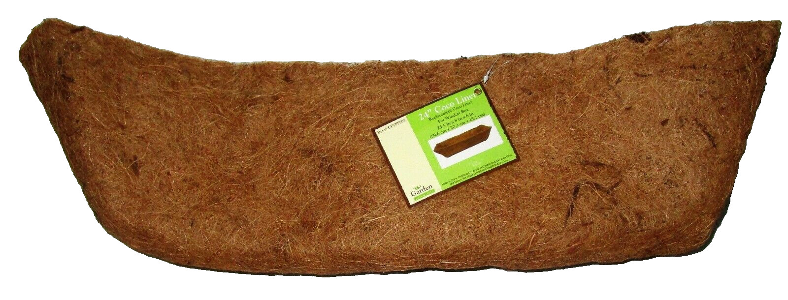Coco Liner Window Box Insert - Dimensions: 23.5" x 8" x 6"