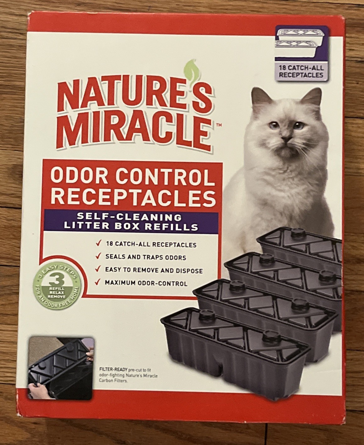 Nature's Miracle Odor Control Self Cleaning Litter Box Refil...