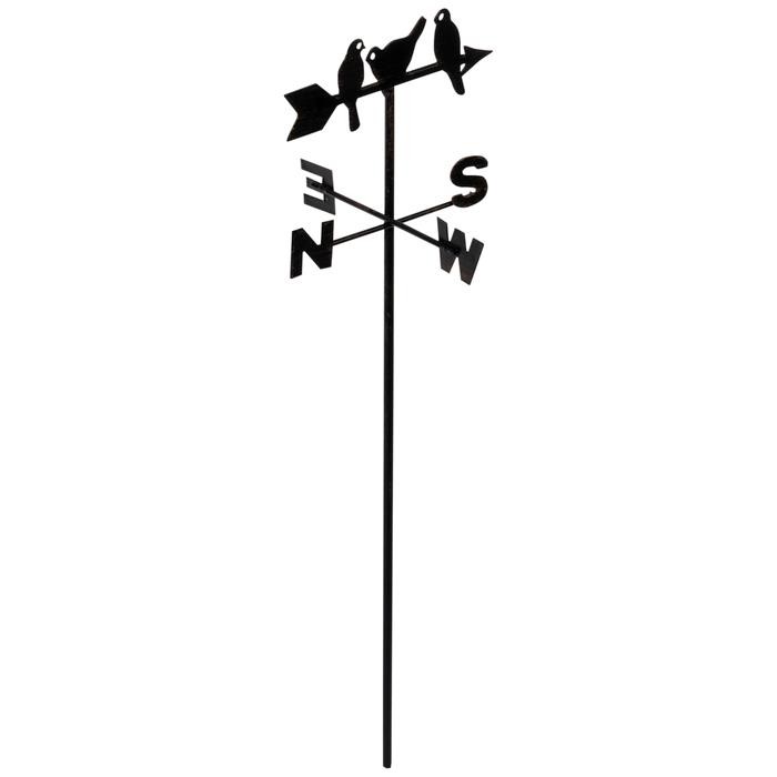 Miniature Bronze Weathervane Garden Set - 3 Pack Birds
