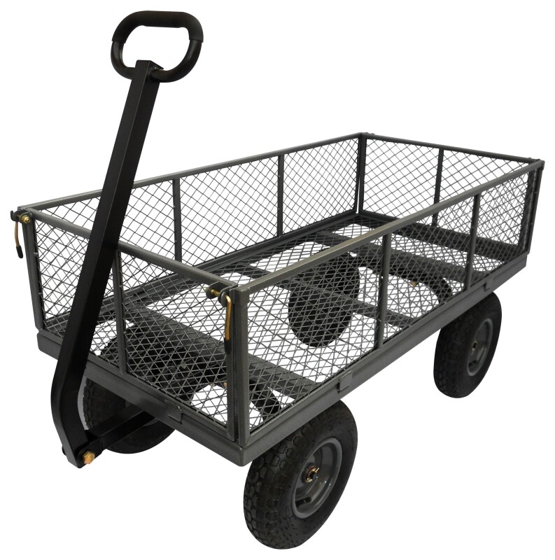 Vulcan TC4205EG Steel Garden Yard Cart, 48" x 1200LB Rated