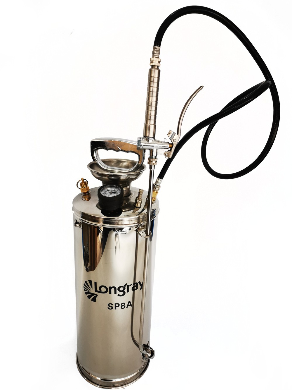 Longray Stainless Steel Hand-Pumped Sprayer - 2 Gallon Capac...
