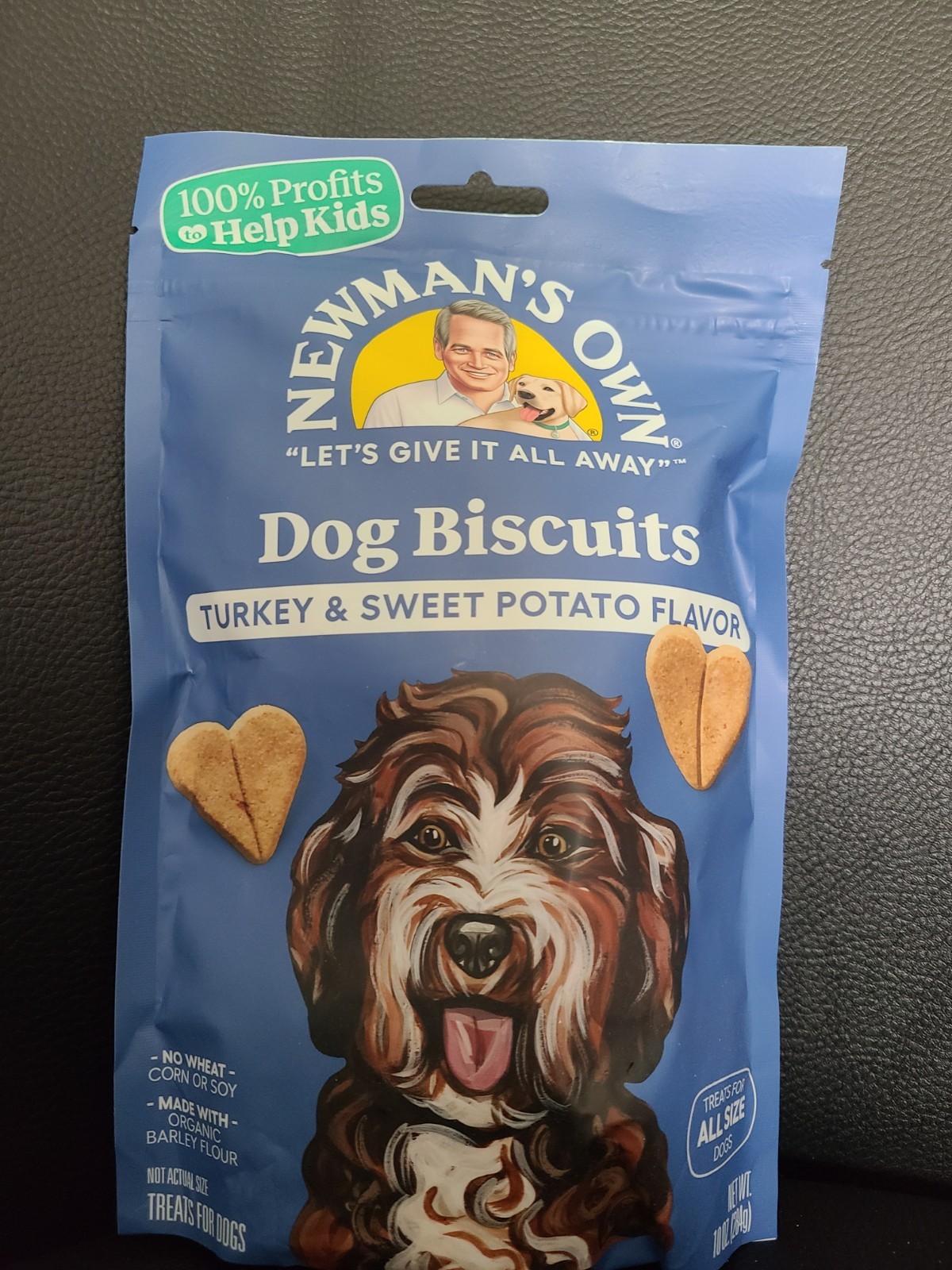 Newman's Own Organic Turkey & Sweet Potato Dog Treats - 10 o...