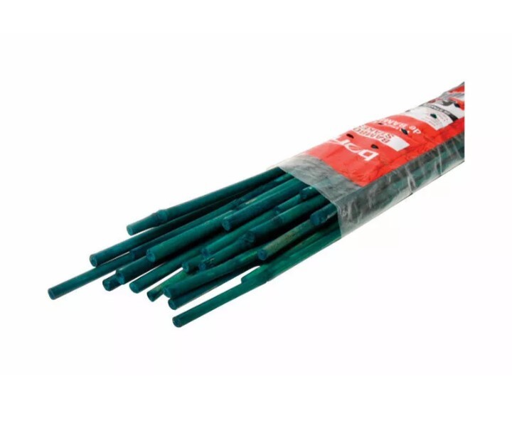 Bond 2' Green Coated Bamboo Garden Stakes Pack of 25