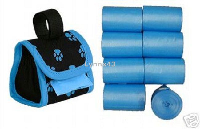 Blue Dog Pet Waste Poop Bag Dispenser
