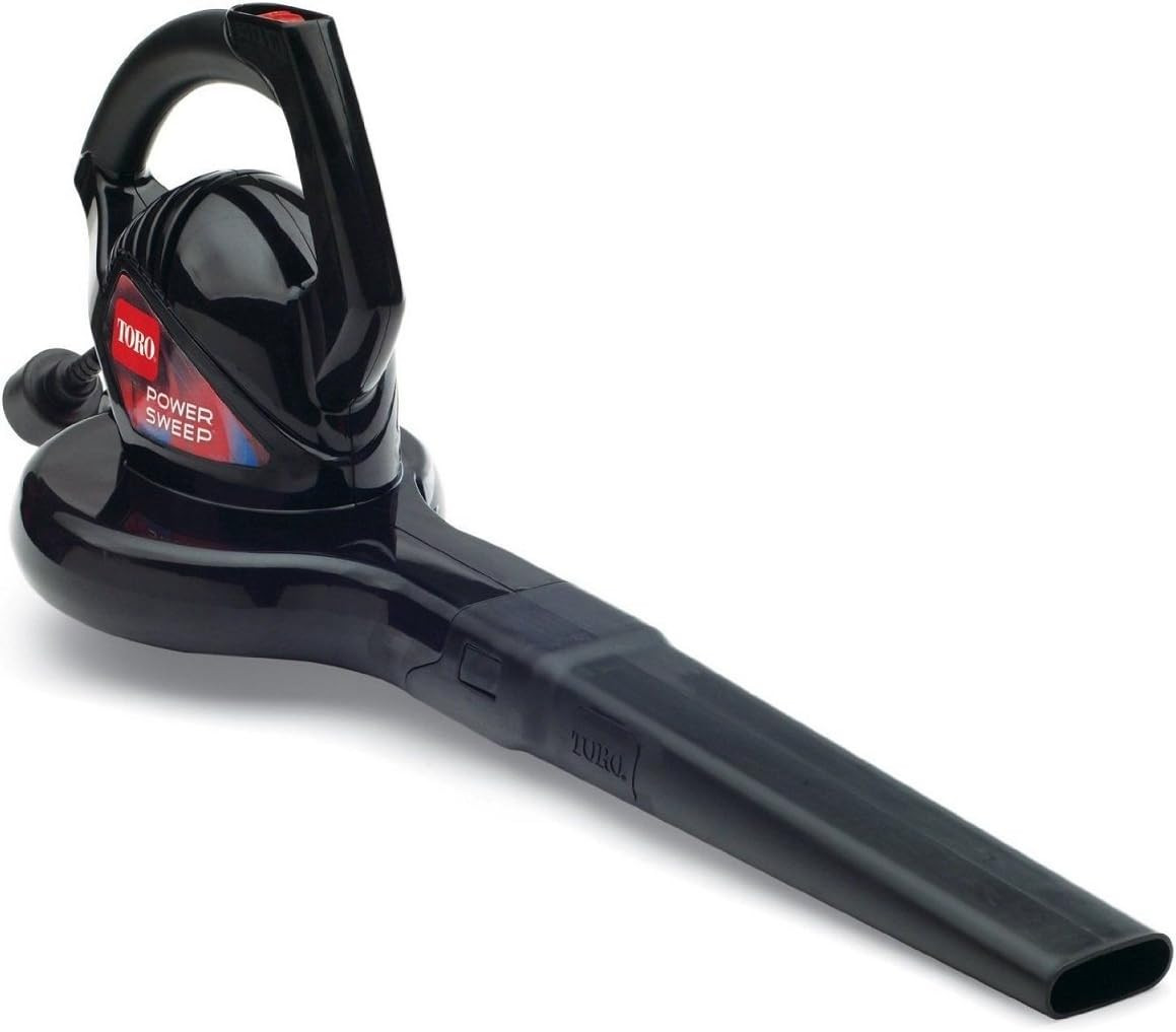 Toro Power Sweep Electric Leaf Blower - 7 Amp, 2-Speed, Blac...