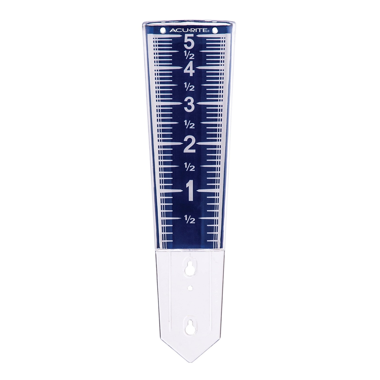 AcuRite 5" Blue Capacity Magnifying Rain Gauge (2" x 2.8" x...