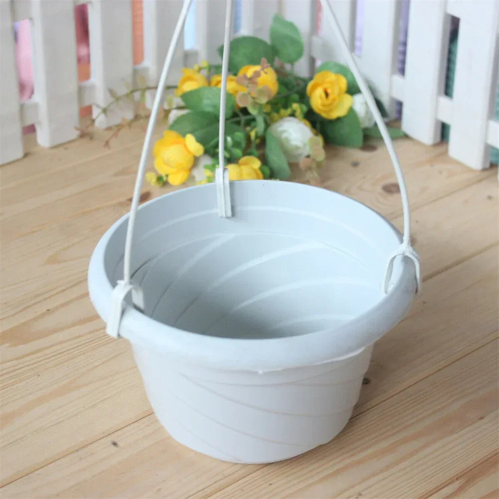 Balcony Garden Outdoor Flower Pot Basket Stand Decor