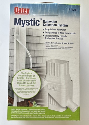 Oatey White Rainwater Downspout Diverter Hose System - 14209...