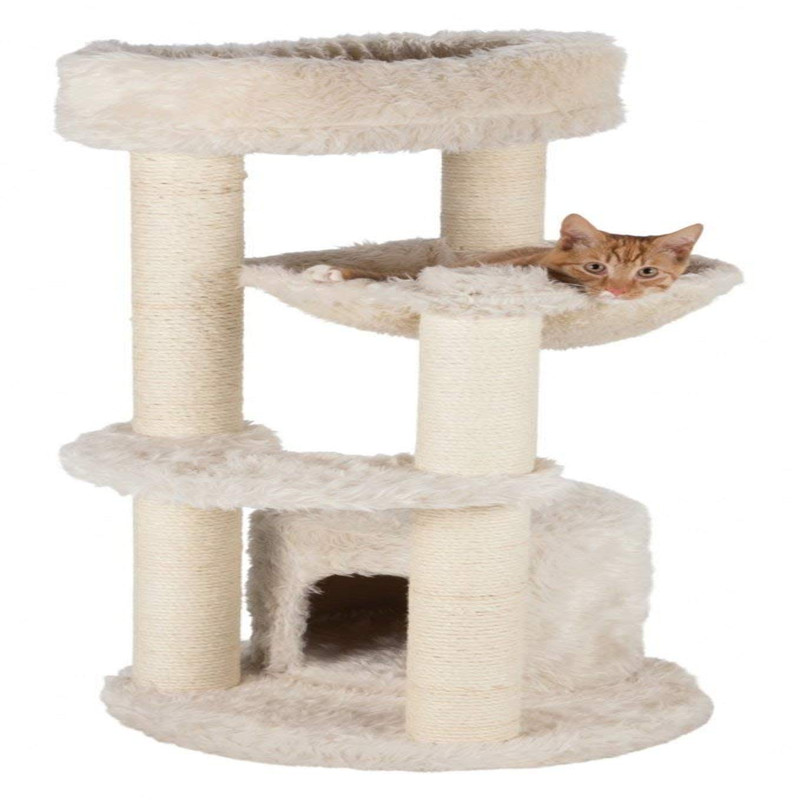 Trixie Baza Cat Tower Cat Tree With Jute Scratching Posts, C...