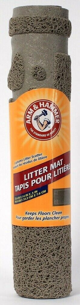Litter Mat 23.6" x 14" Arm & Hammer Captures Scatter Keeps F...