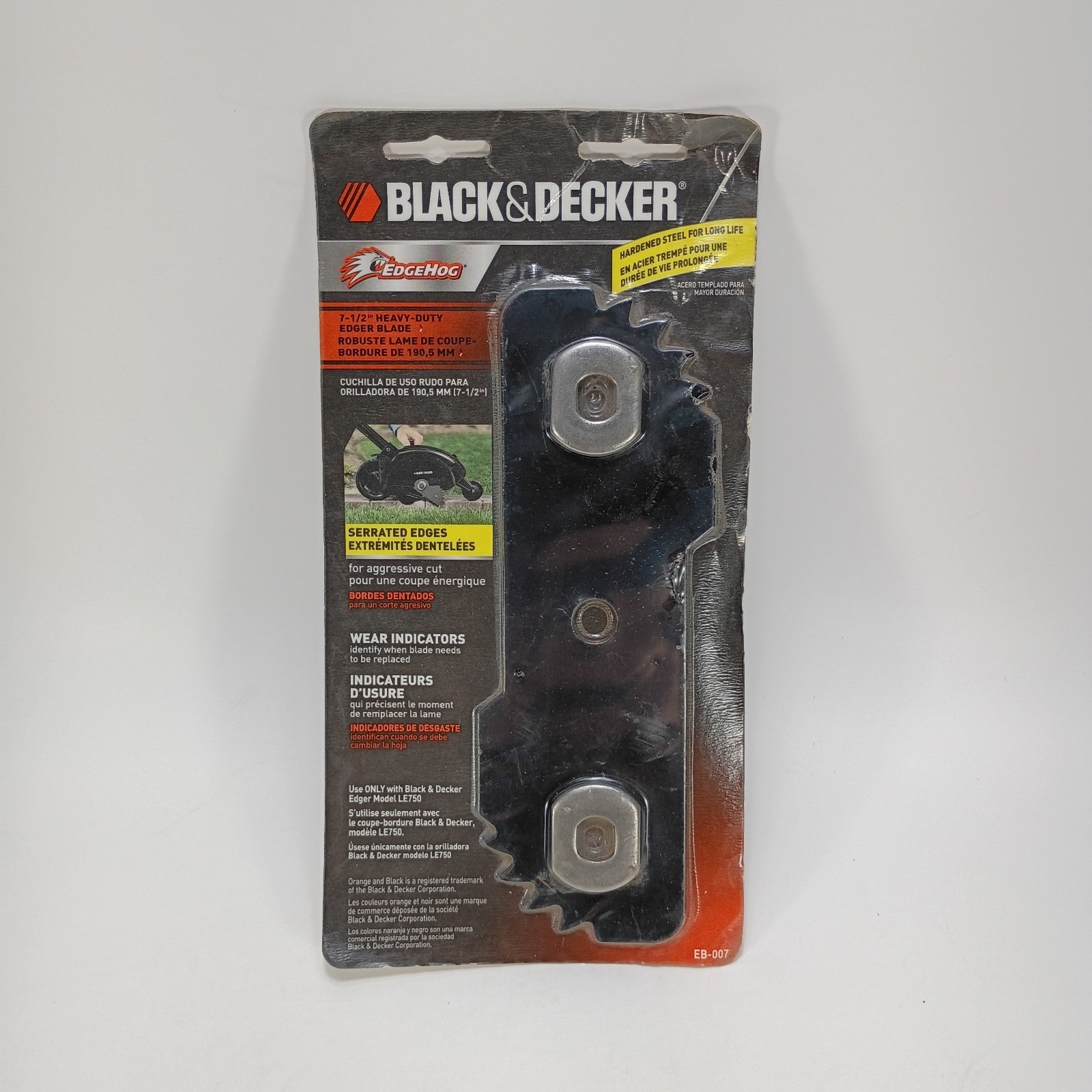 Black And Decker Edge Hog Heavy Duty Edger Blade Model EB-00...