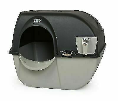 Omega Paw Elite Roll 'N Clean Self Cleaning Litter Box, Larg...