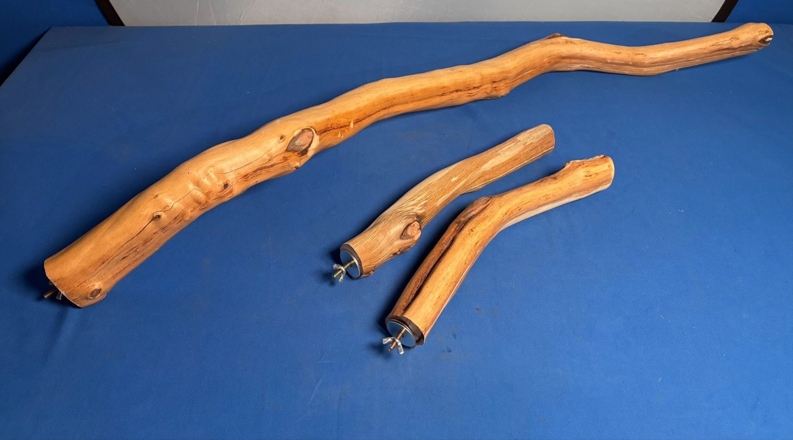 Bird Parrot Cage Large Perch Manzanita Wood Branch 3 Piece 3...