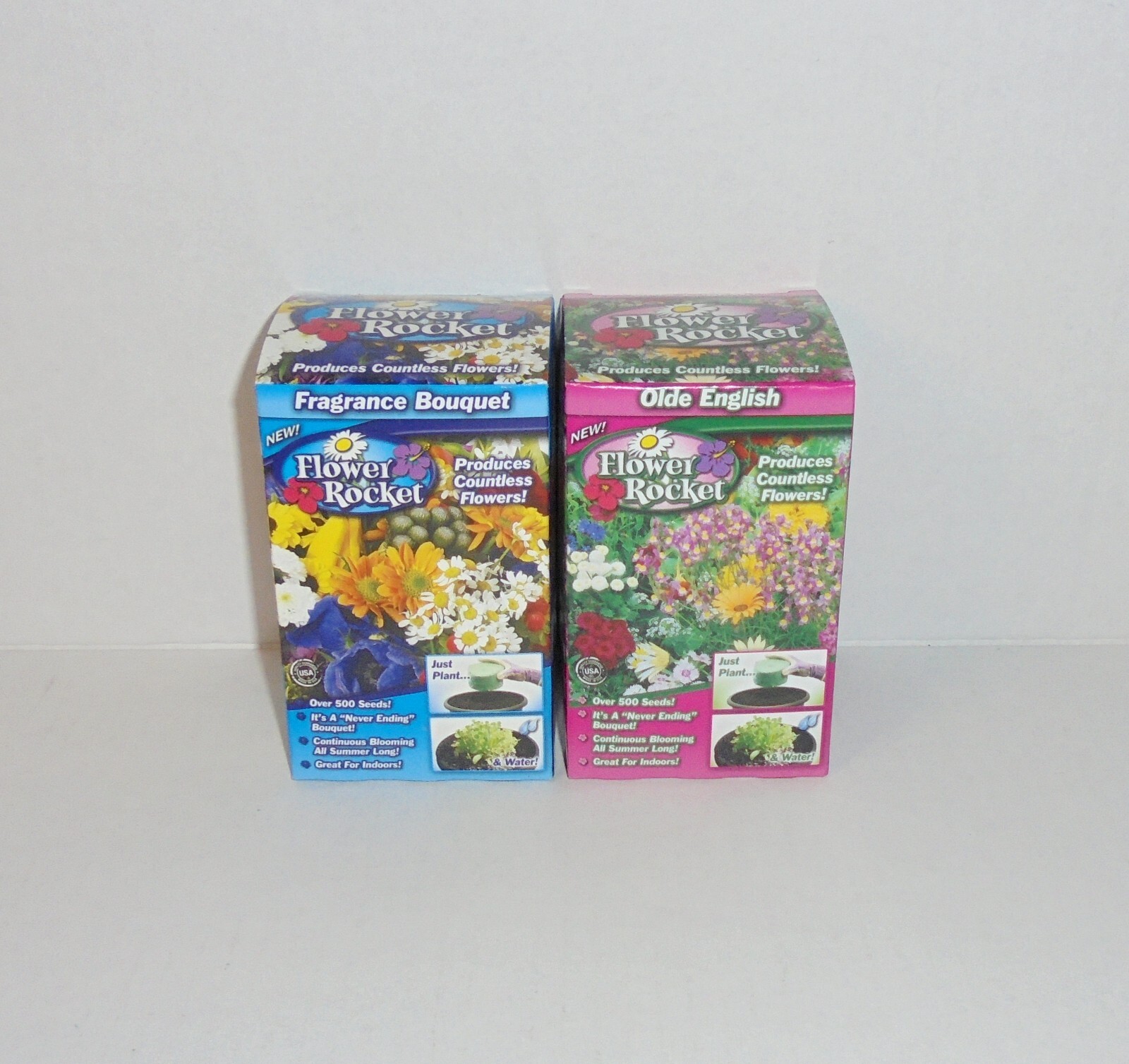 Flower Rocket Bouquet Lot Of 2 Fragrance Seeds Garden