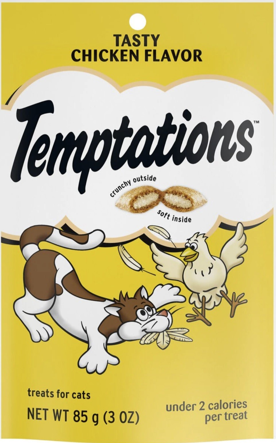 Temptations Whiskas Chicken Flavor Cat Treats 3 Oz, Pack of...