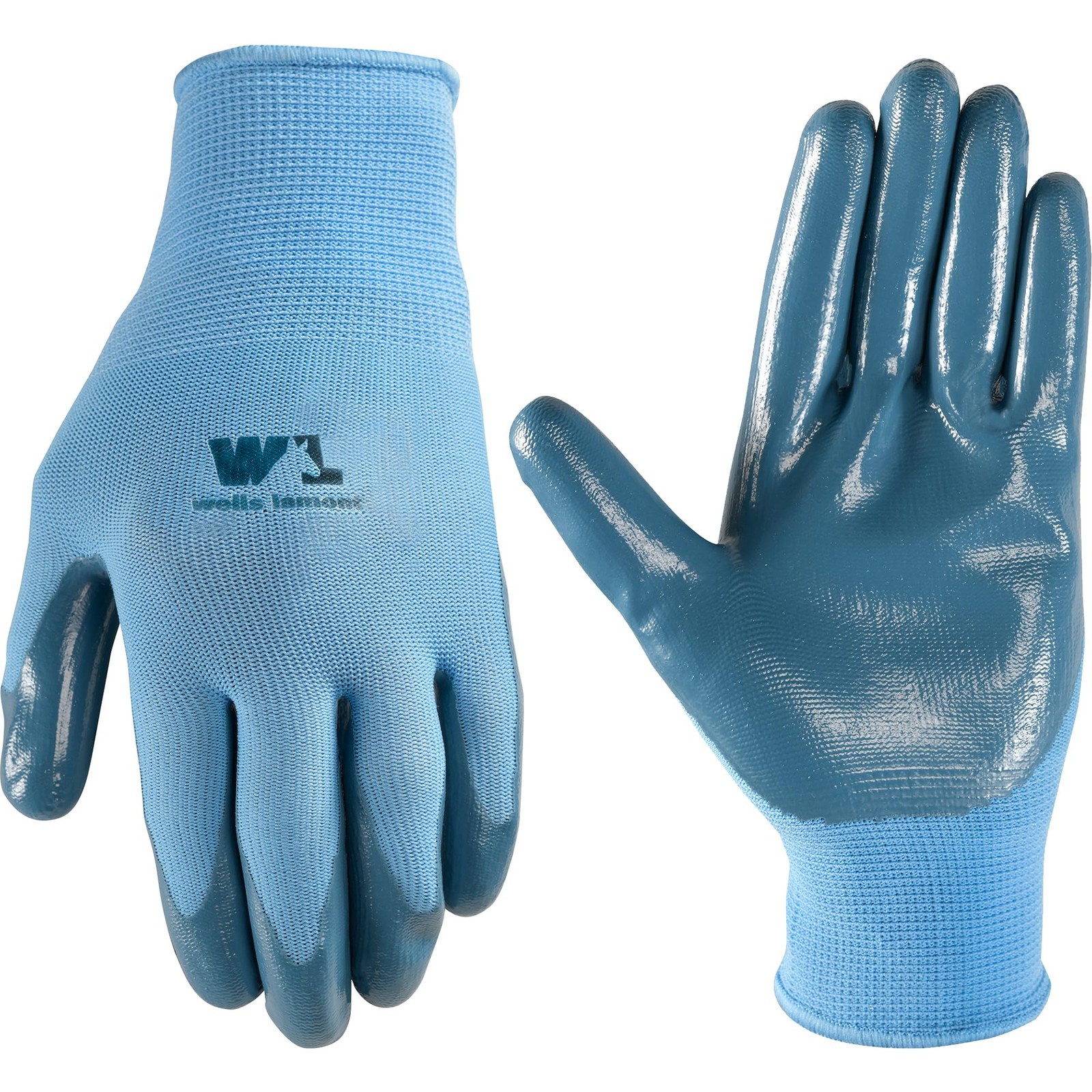 Wells Lamont Gardening Gloves - Women's Small Size - Blue Ni...