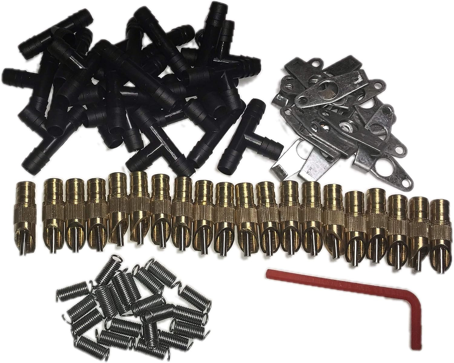 Brass Rabbit Water Nipples Gravity Feed Waterer - 20 Pack