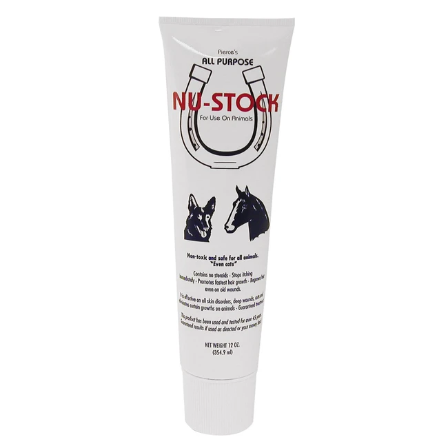 Durvet Nu-Stock Animal Skin Care Ointment - 12 Oz Small Pack