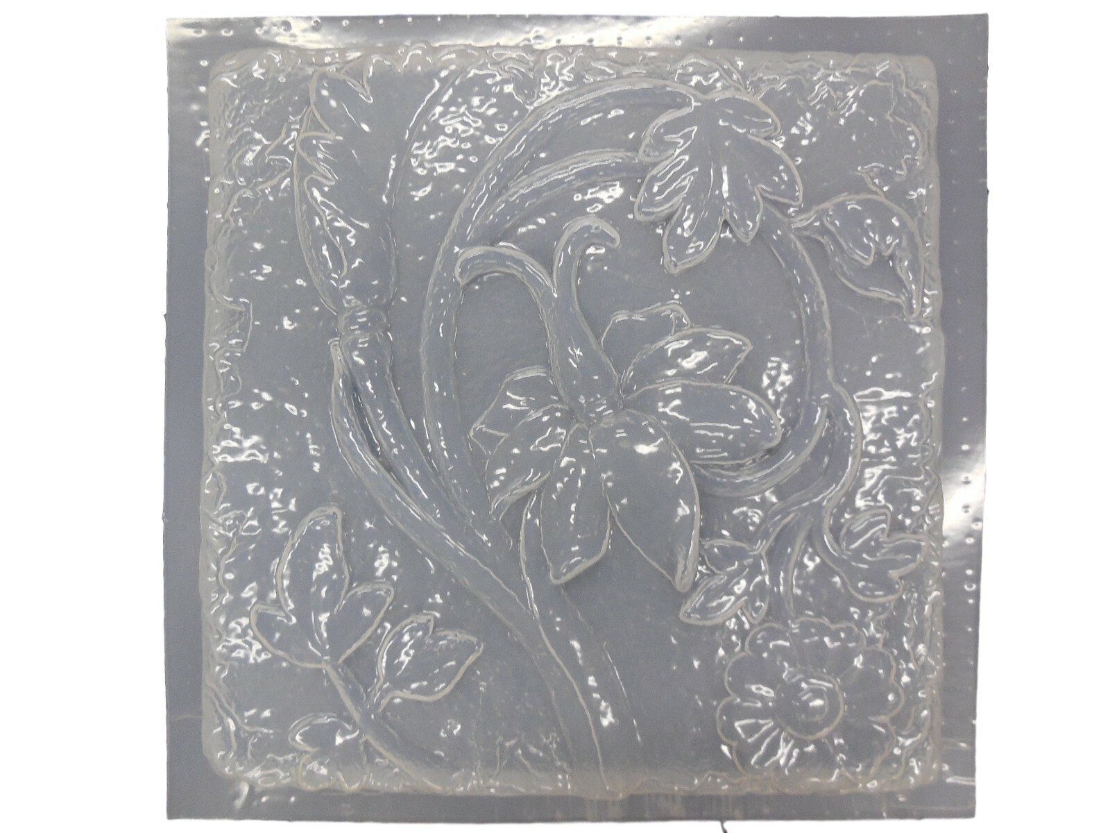 Roman Flower Floral Stepping Stone Plaster (1004), 10 lbs, 8...