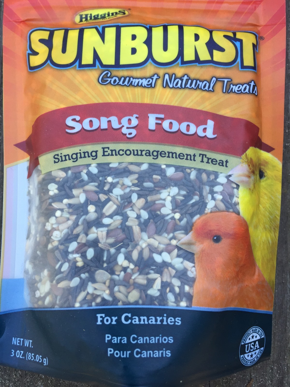 Higgins Sunburst Song Natural Treats for Canaries