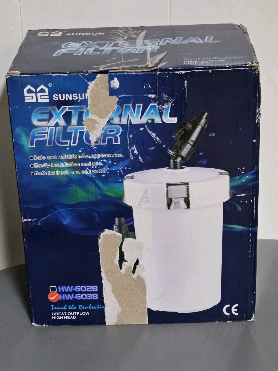 Sunsun HW603B External Canister Filter for Aquarium Tank