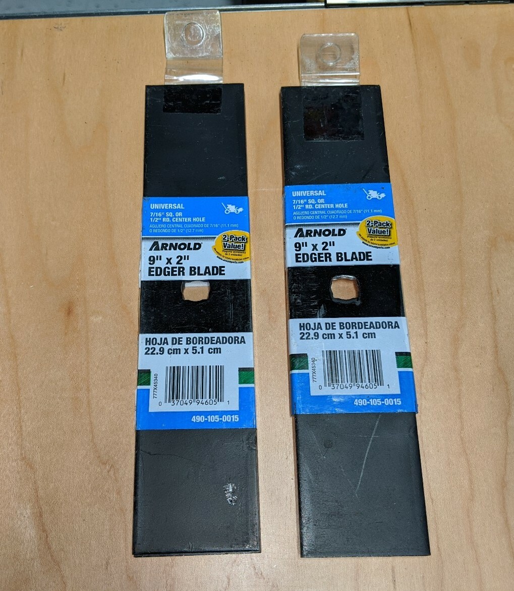 Arnold 2-Tip Lawn Mower Blade Set - 9" x 2" (4 Pack)