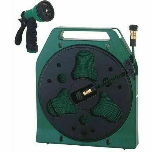 Minecraft Garden Lawn Water Hose Reel - 50 Foot Flat Hose