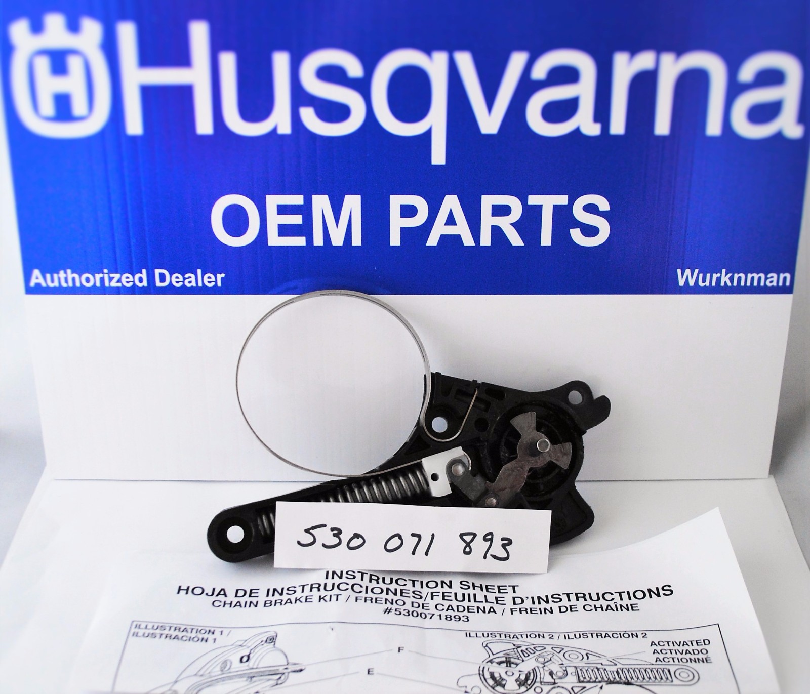 Husqvarna OEM Chain Brake Kit for Poulan 530071893