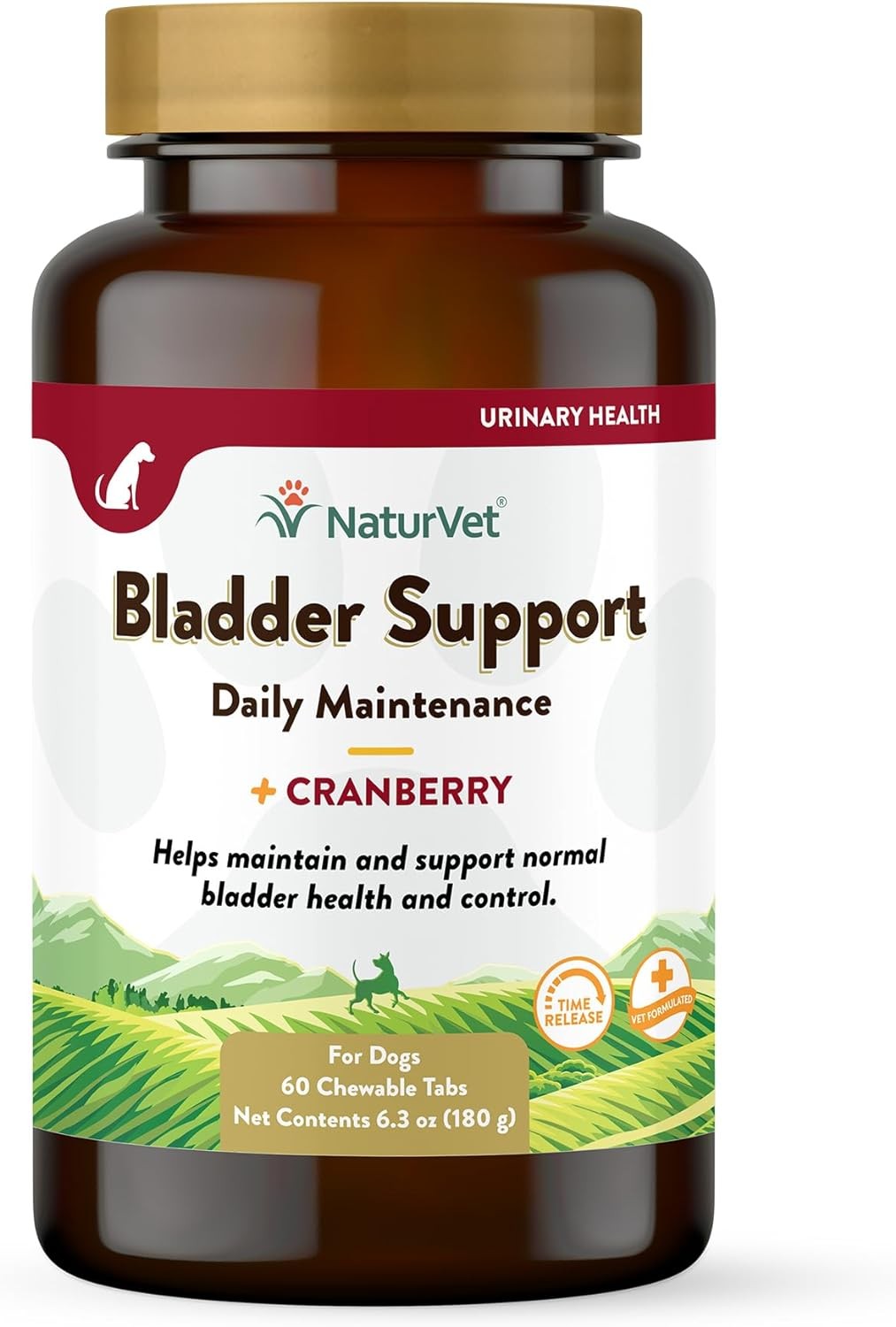 NaturVet Senior Dog Bladder Support Cranberry Tablets