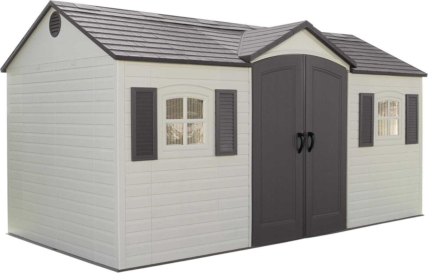 Desert Sand Outdoor Storage Shed - 8x15 Foot