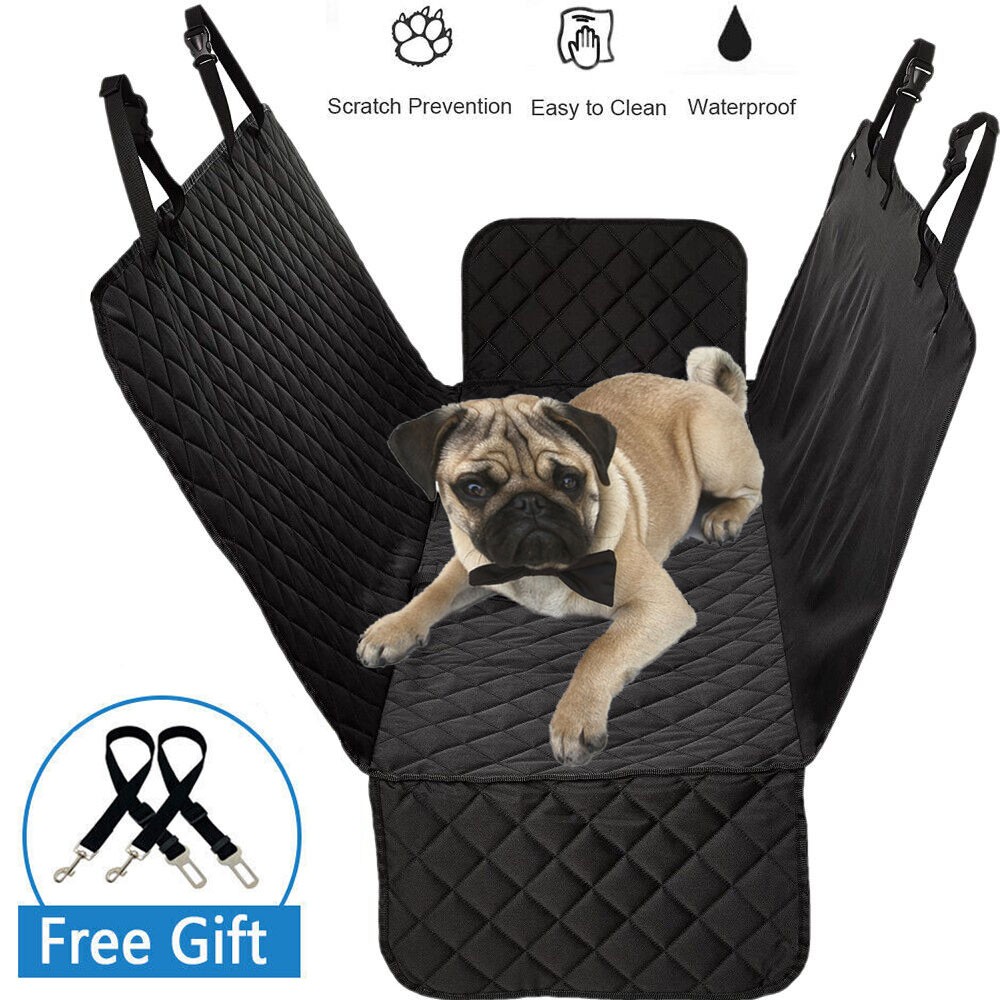 Waterproof Pet Dog Rear Back Seat Cover Hammock Protector Ma...