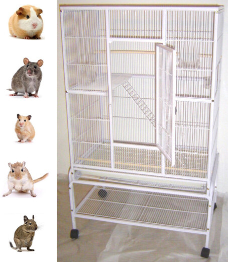 X-Large Multi-Level Cage for Sugar Gliders, Ferrets, Mice, G...