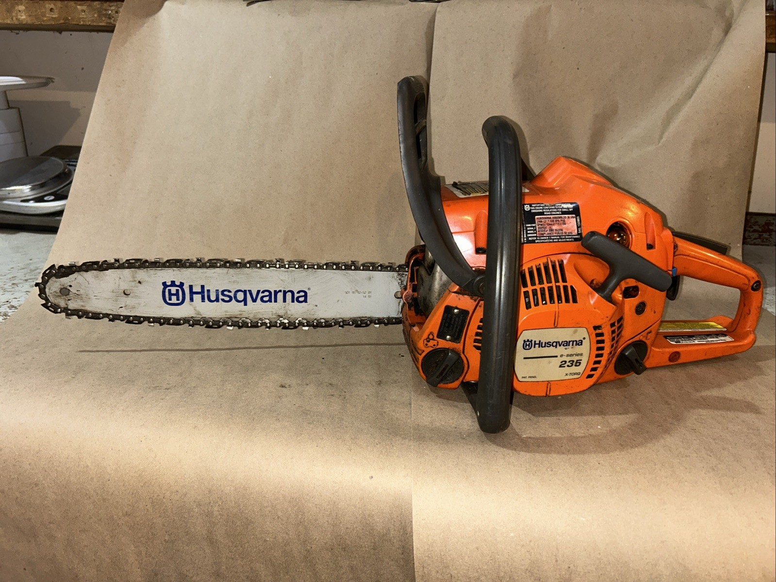 Husqvarna 235 E SERIES X-TORQ 14 Inch Chainsaw - Used Good C...
