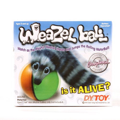 Weazel Weasel Ball Prank Toy for Dogs and Cats