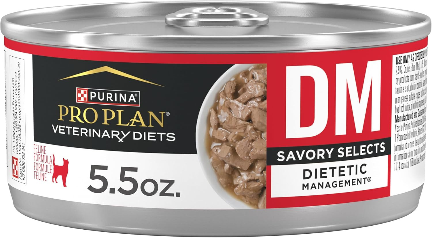 Purina DM Dietetic Management Savory Selects Feline Formula...
