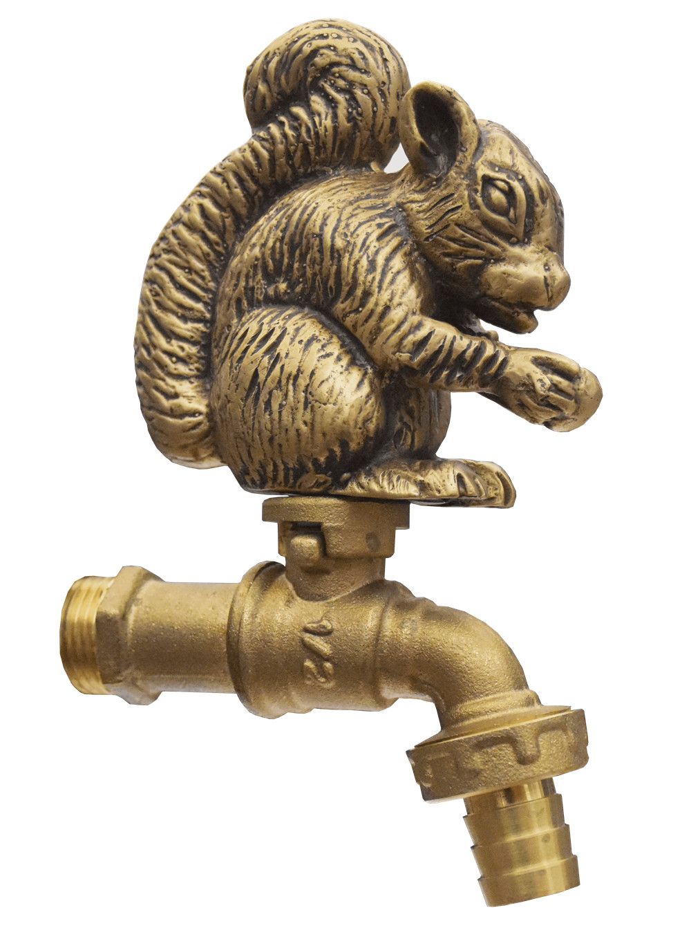 Vintage Squirrel Faucet Spigot Outdoor Home Decor