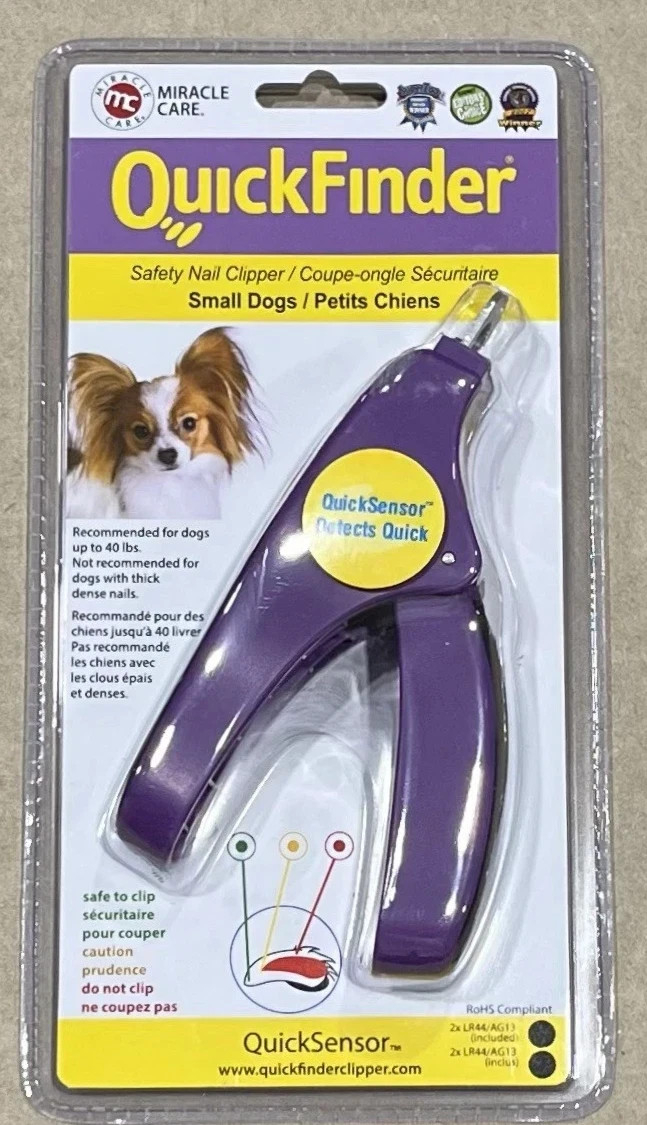 Miracle Care Safety Purple Nail Clipper for Small Dogs (Up t...