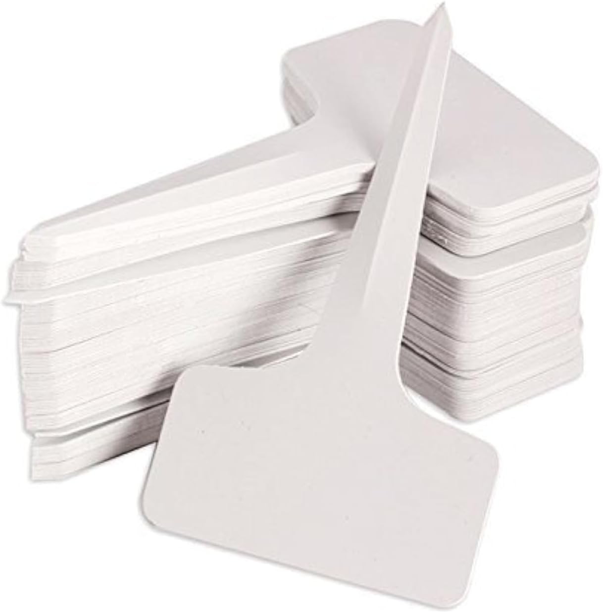 KINGLAKE Plastic Plant Tags - 6x10cm Labels (100 Pieces)
