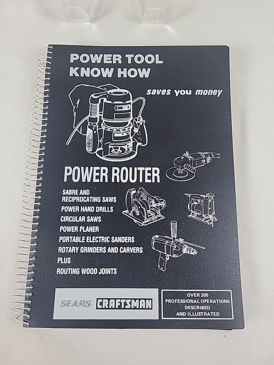 Craftsman Power Router Manual Sears Model 9-2949 1989