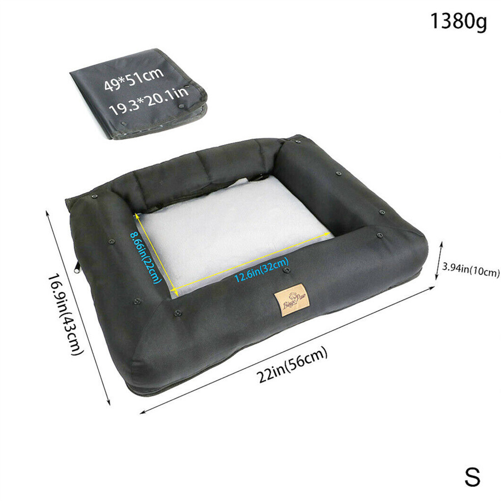 Pet Dog Cat Car Seat Safety Puppy Carrier Cover Travel Gear...