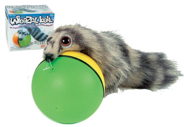 Weazel Ball Motorized Cat Dog Toy