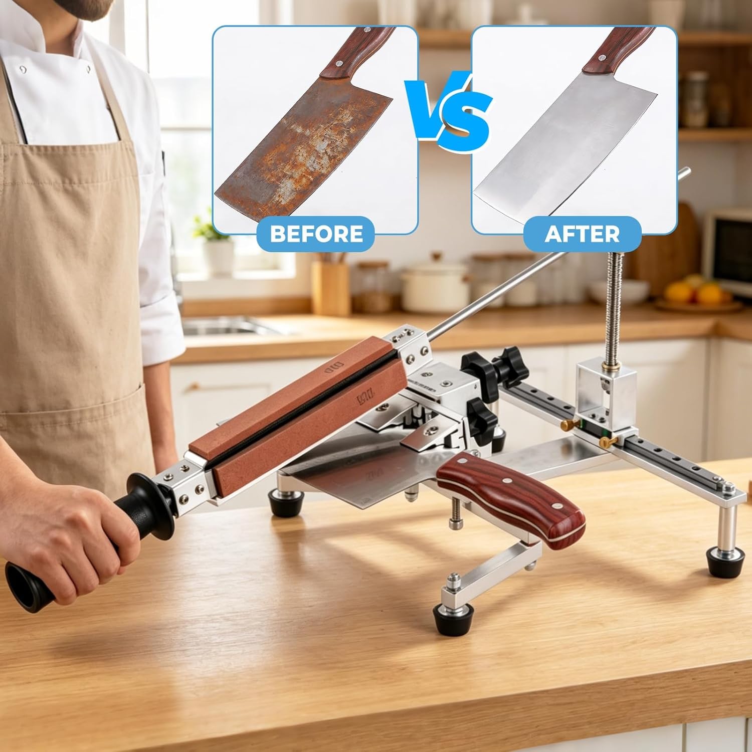 Fixed Angle Knife Sharpening System Professional Knife Sharp...
