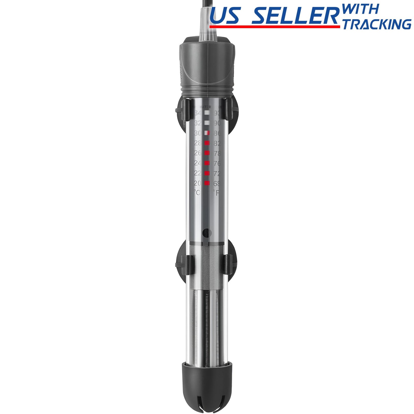 Submersible Fish Tank Heater | 50W Adjustable Thermostat | R...