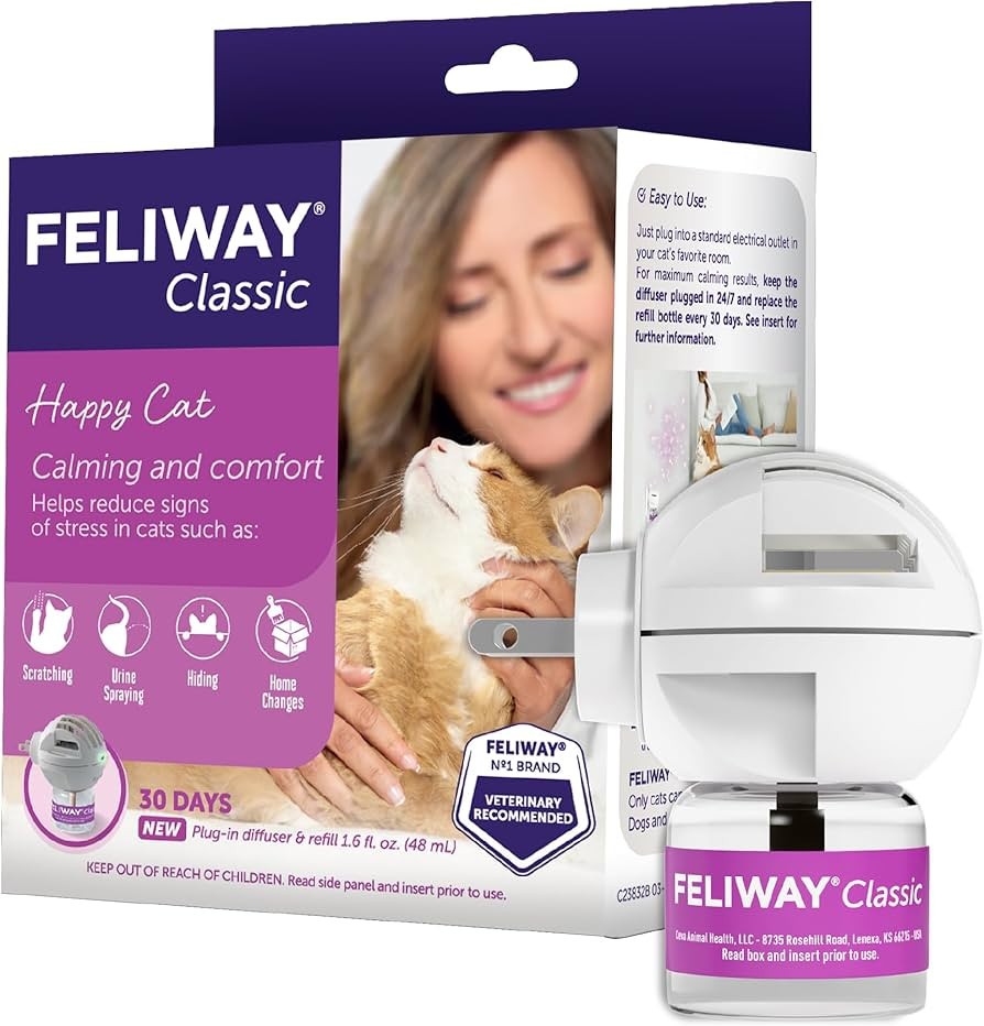 FELIWAY Classic 30 Day Cat Calming Pheromone Diffuser Kit