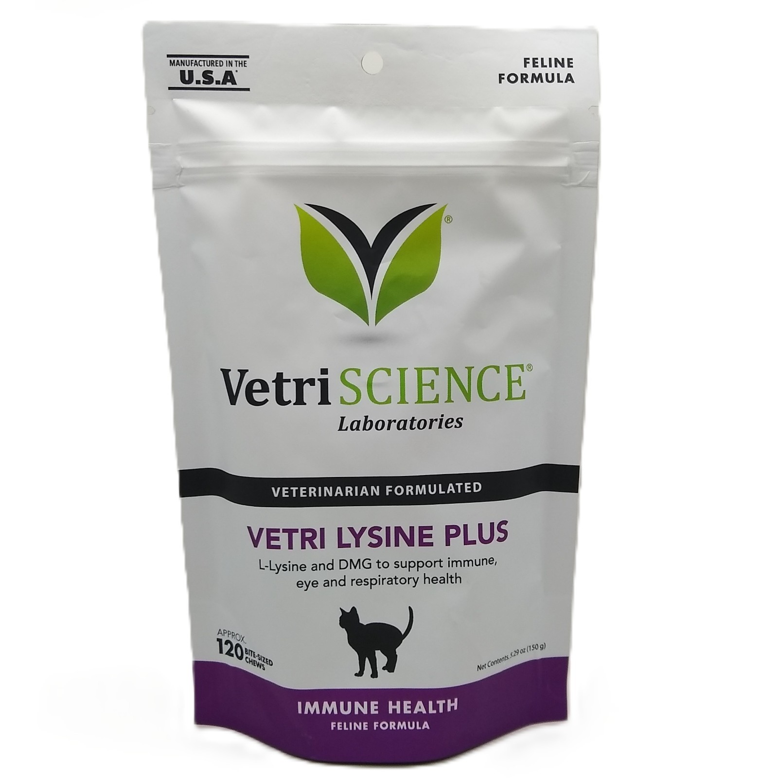 VetriScience Vetri Lysine Plus Immune Support Supplement for...